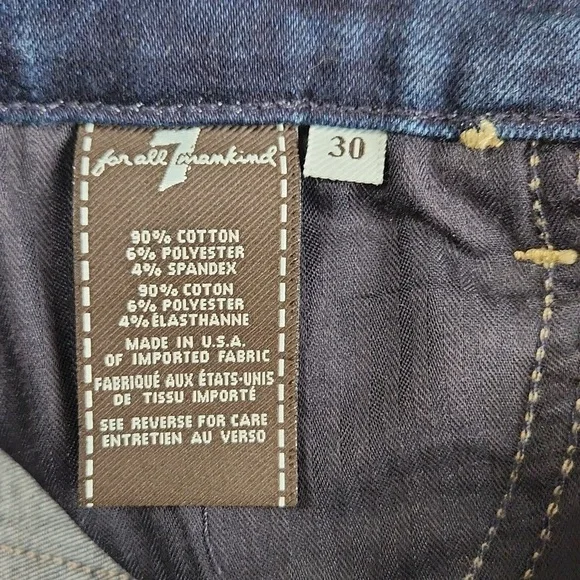 7 For All‎ Mankind The Skinny Boot Cut Jeans - Picture 6 of 8